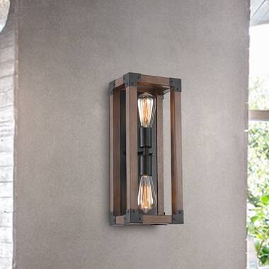 Steelside™ Brixton 1 - Light Dimmable Flush Mounted Sconce 
